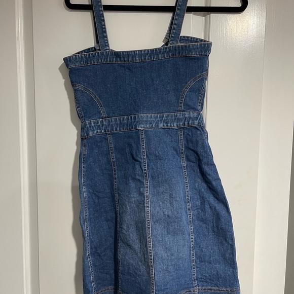 Amazing see by CHLOE denim mini dress size 1 small - Picture 3 of 5